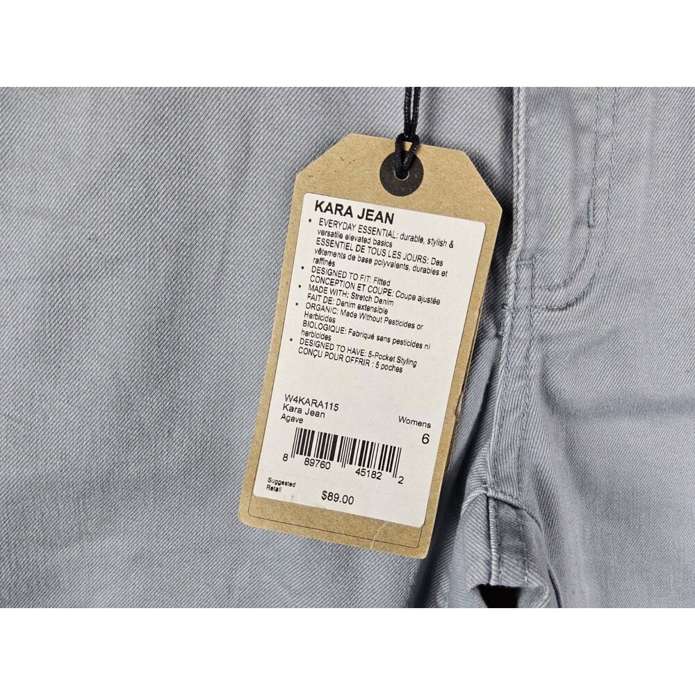 Prana Women's Kara Stretch 5 Pocket Denim Jeans Blue Grey Size 6 - Picture 4 of 4